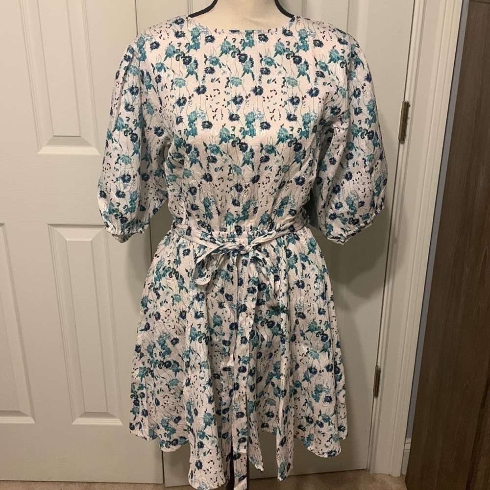 Melloday Fit & Flare Open Back Dress